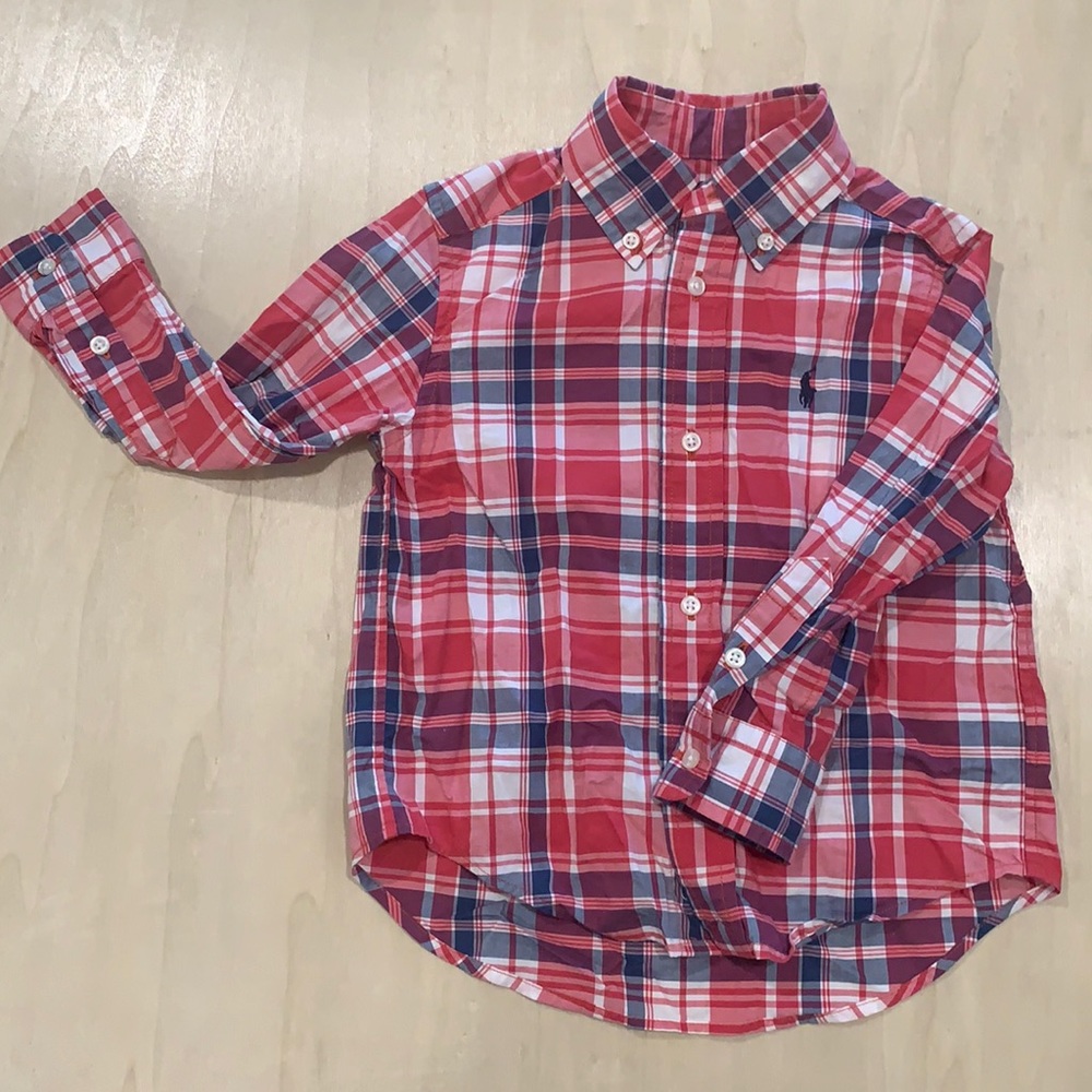 Ralph Lauren 2T Plaid Button-down